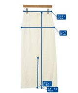 Whim Gazette（ウィムガゼット）ロング・マキシ丈スカート 白 サイズ:F レディース/2200641297038