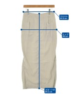 Whim Gazette（ウィムガゼット）ロング・マキシ丈スカート ベージュ サイズ:38(M位) レディース/2200639474137