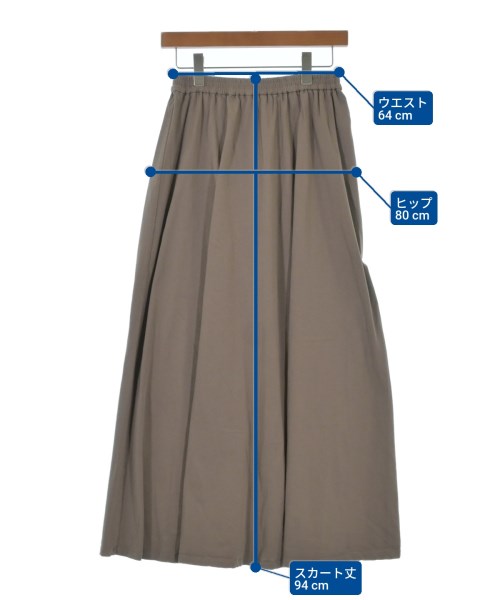 Whim Gazette（ウィムガゼット）ロング・マキシ丈スカート 茶 サイズ:F レディース/2200631799054