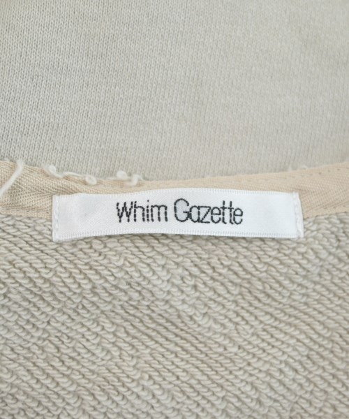 Whim Gazette（ウィムガゼット）スウェット ベージュ サイズ:F レディース/2200631799122