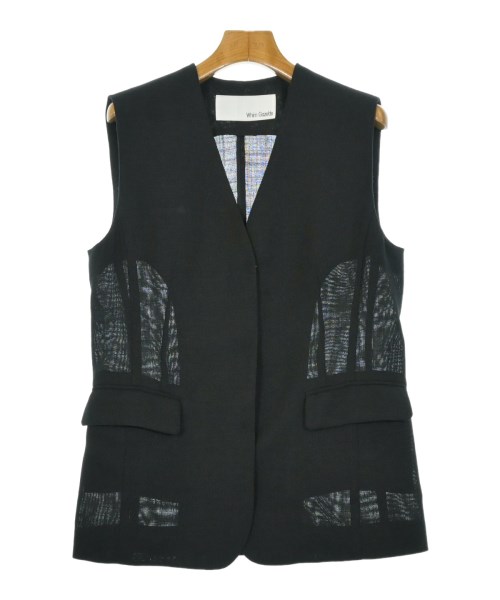 Whim Gazette(ウィムガゼット)ベスト 黒 サイズ:F/2200642795038