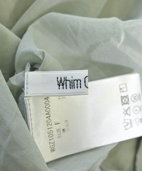 Whim Gazette（ウィムガゼット）ブラウス 緑 サイズ:F レディース/2200643859043