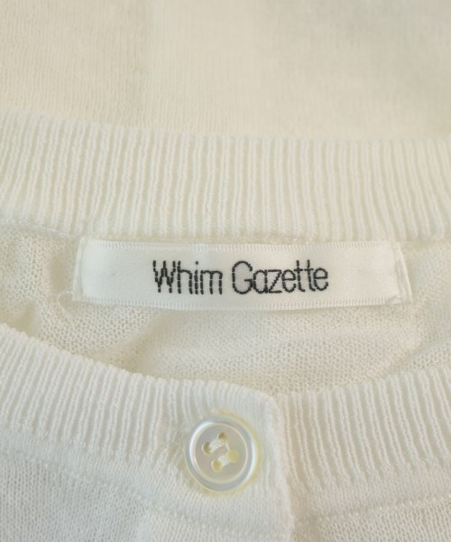 Whim Gazette（ウィムガゼット）カーディガン 白 サイズ:F レディース/2200644748414