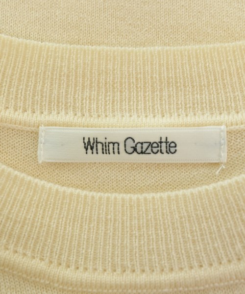 Whim Gazette（ウィムガゼット）ニット・セーター 白 サイズ:F レディース/2200625174096