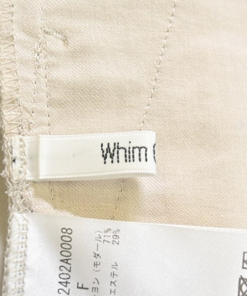 Whim Gazette（ウィムガゼット）カーゴパンツ ベージュ サイズ:F レディース/2200626681036