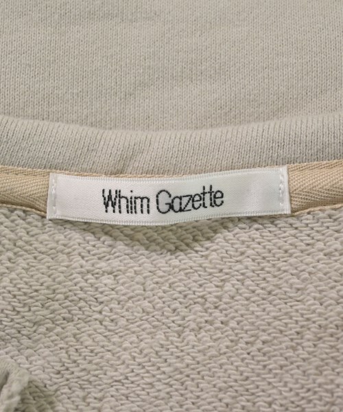 Whim Gazette（ウィムガゼット）スウェット ベージュ サイズ:F レディース/2200607998047