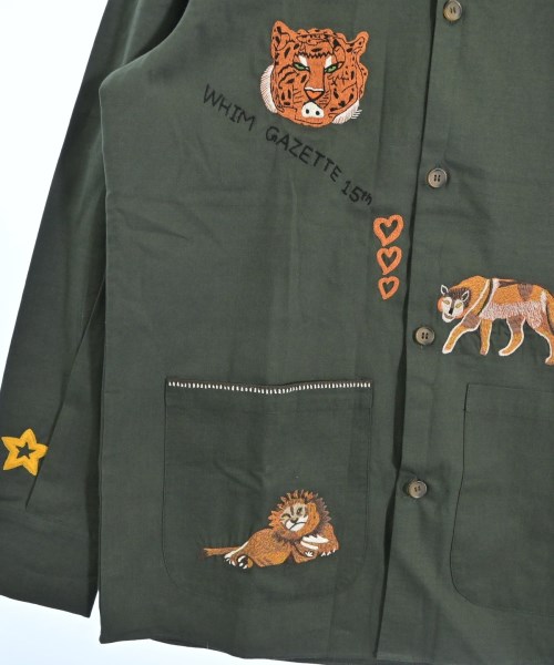 Whim Gazette（ウィムガゼット）カジュアルシャツ 緑 サイズ:F レディース/2200607998108