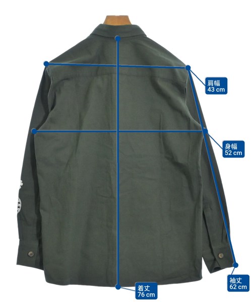 Whim Gazette（ウィムガゼット）カジュアルシャツ 緑 サイズ:F レディース/2200607998108