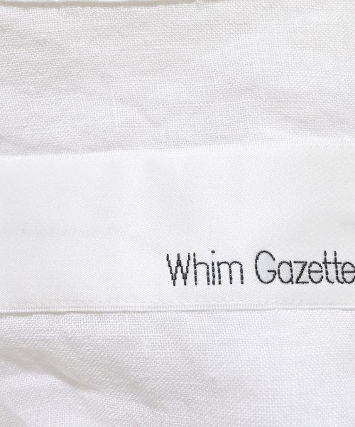 Whim Gazette（ウィムガゼット）カジュアルシャツ 白 サイズ:F レディース/2200614741032