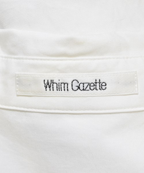 Whim Gazette（ウィムガゼット）カジュアルシャツ 白 サイズ:F レディース/2200614741049