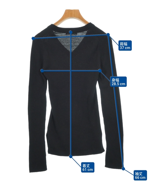 Whim Gazette（ウィムガゼット）ニット・セーター 黒 サイズ:F レディース/2200625741069