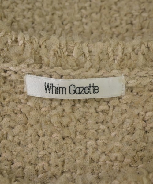 Whim Gazette（ウィムガゼット）ニット・セーター ベージュ サイズ:F レディース/2200628538048
