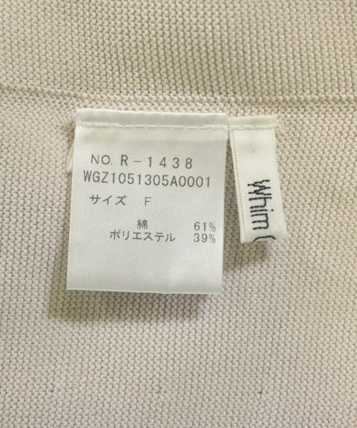 Whim Gazette（ウィムガゼット）ベスト ベージュ サイズ:F レディース/2200616216118