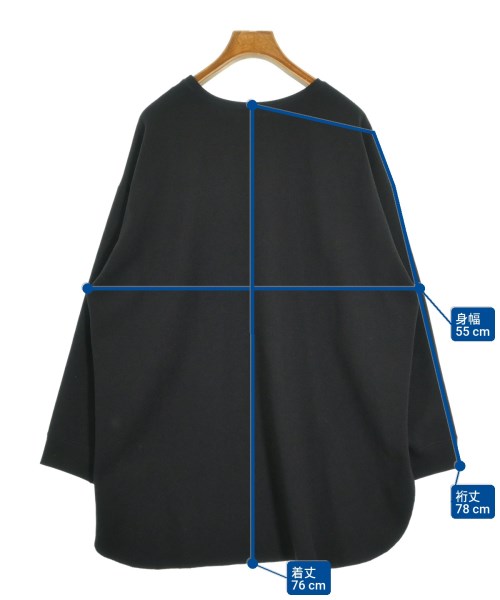 Whim Gazette（ウィムガゼット）カジュアルシャツ 黒 サイズ:F レディース/2200616515082