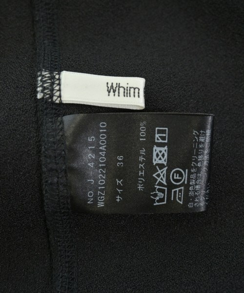 Whim Gazette（ウィムガゼット）Tシャツ・カットソー 黒 サイズ:36(S位) レディース/2200616515464