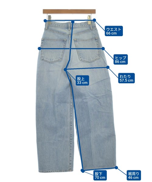 Whim Gazette（ウィムガゼット）デニムパンツ 青 サイズ:36(S位) レディース/2200616759035