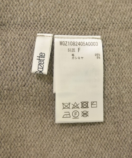 Whim Gazette（ウィムガゼット）ニット・セーター ベージュ サイズ:F レディース/2200618523238