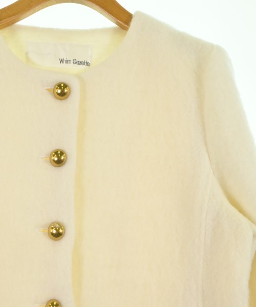 Whim Gazette（ウィムガゼット）チェスターコート 白 サイズ:F レディース/2200619553012
