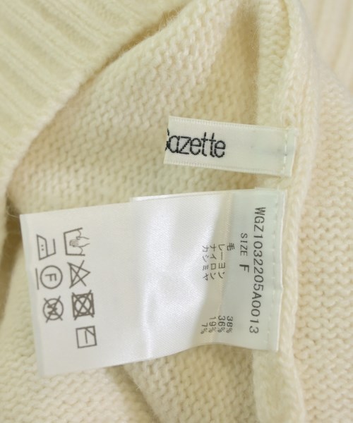 Whim Gazette（ウィムガゼット）ニット・セーター 白 サイズ:F レディース/2200633226053