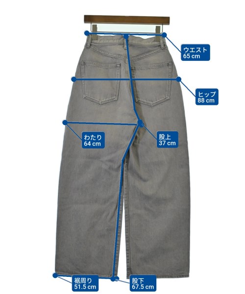 Whim Gazette（ウィムガゼット）デニムパンツ グレー サイズ:36(S位) レディース/2200616766026