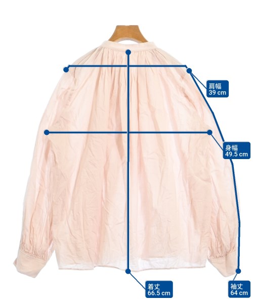 Whim Gazette（ウィムガゼット）カジュアルシャツ ピンク サイズ:F レディース/2200630102015