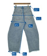 ･----･（・－－－－・）デニムパンツ 青 サイズ:36(S位) レディース/2200606711104