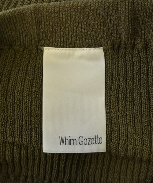 Whim Gazette（ウィムガゼット）ロング・マキシ丈スカート カーキ サイズ:F レディース/2200606711234