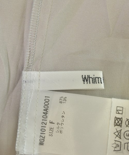 Whim Gazette（ウィムガゼット）ブラウス ベージュ サイズ:F レディース/2200606711425