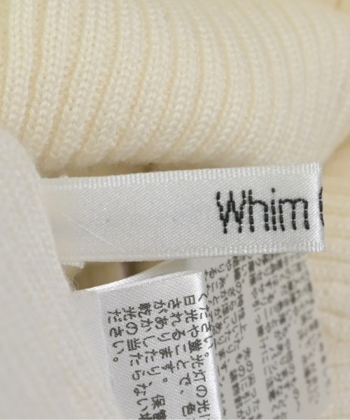 Whim Gazette（ウィムガゼット）ニット・セーター 白 サイズ:F レディース/2200606711463