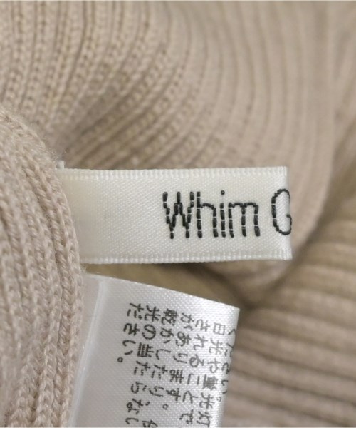 Whim Gazette（ウィムガゼット）ニット・セーター ベージュ サイズ:F レディース/2200606711494