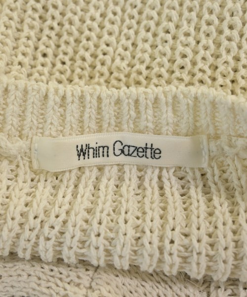 Whim Gazette（ウィムガゼット）ニット・セーター 白 サイズ:F レディース/2200607967036