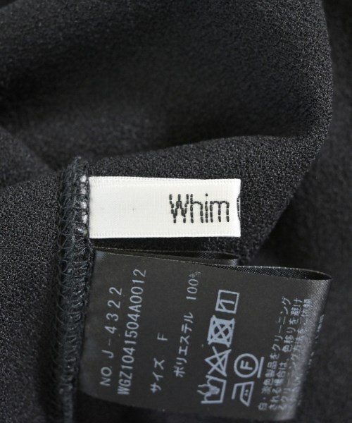 Whim Gazette（ウィムガゼット）ブラウス 黒 サイズ:F レディース/2200609008096