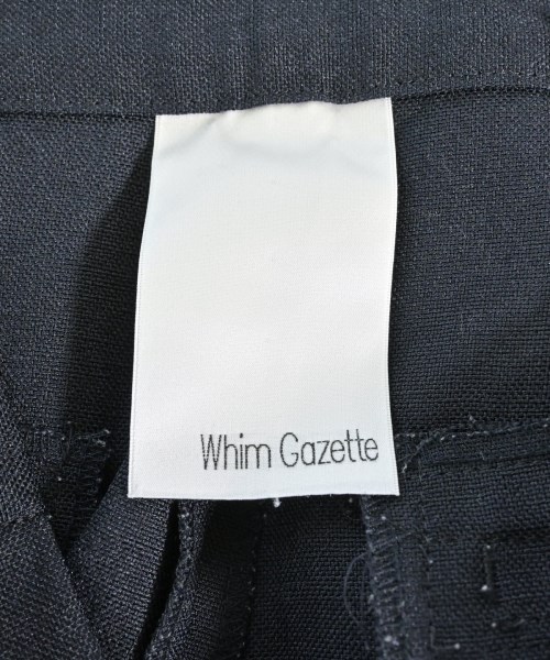 Whim Gazette（ウィムガゼット）スラックス 紺 サイズ:38(M位) レディース/2200607371055