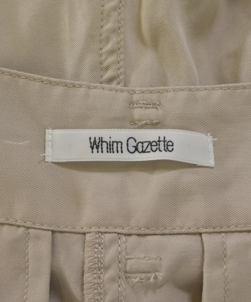 Whim Gazette（ウィムガゼット）カーゴパンツ ベージュ サイズ:38(M位) レディース/2200607678062