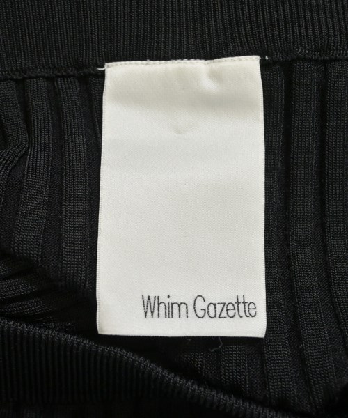 Whim Gazette（ウィムガゼット）ロング・マキシ丈スカート 黒 サイズ:F レディース/2200616102077