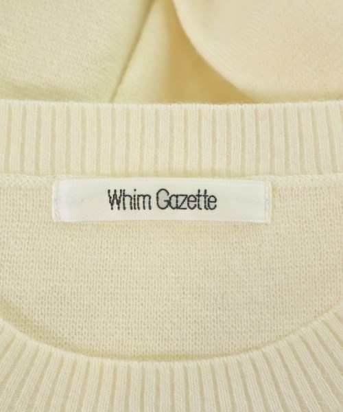 Whim Gazette（ウィムガゼット）ニット・セーター 白 サイズ:F レディース/2200579110997