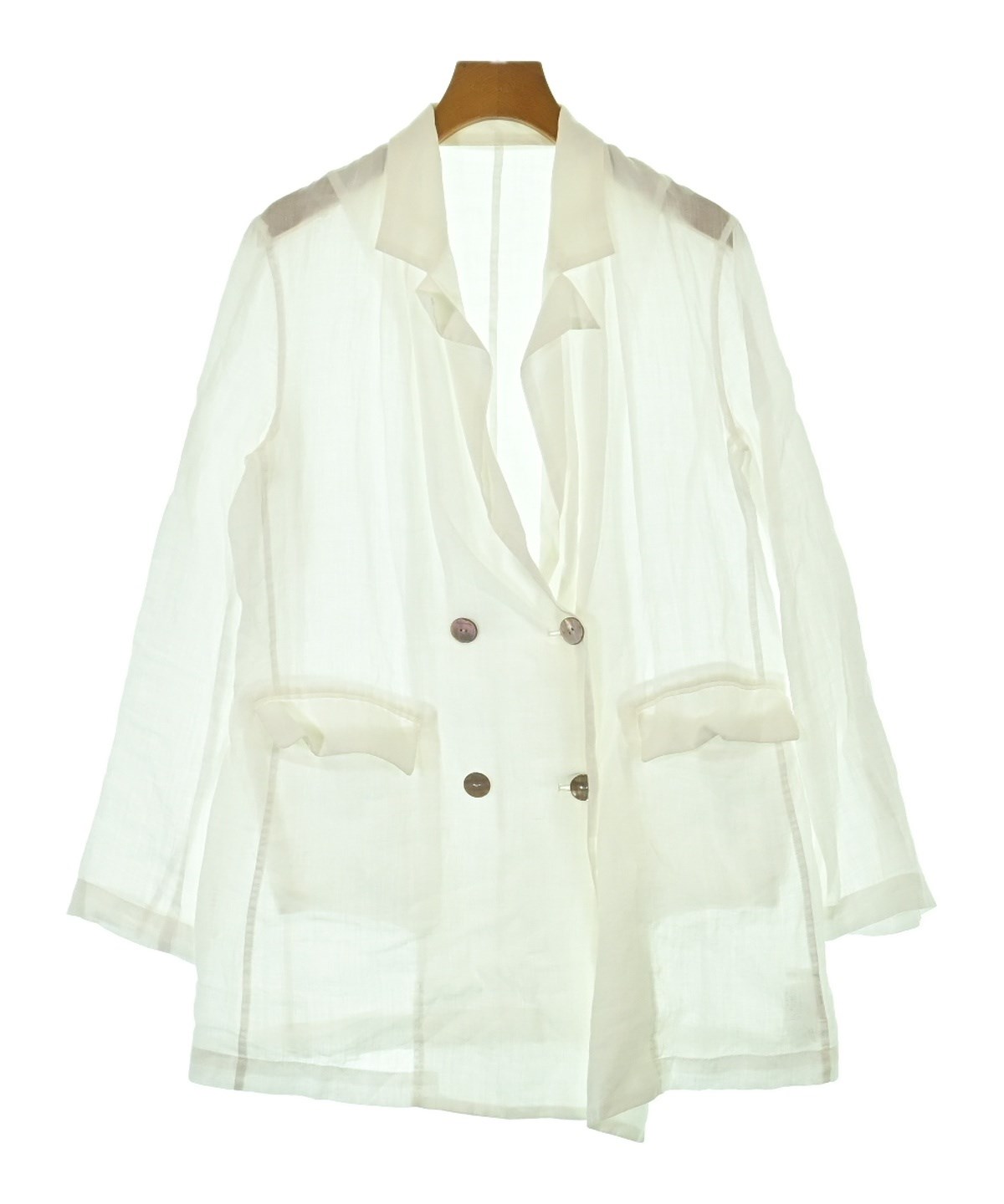 Gazette ガゼット 海外制作 Custom 新品未使用 ジャケット XL Whim Gazette（ウィムガゼット）テーラードジャケット 白 サイズ:F