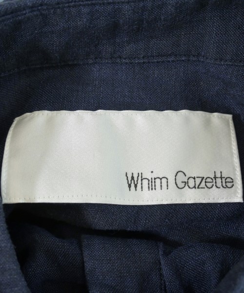 Whim Gazette（ウィムガゼット）カジュアルシャツ 紺 サイズ:F レディース/2200610965074