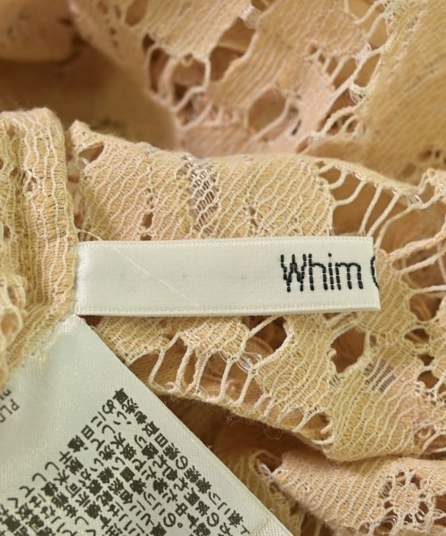 Whim Gazette（ウィムガゼット）ブラウス ベージュ サイズ:F レディース/2200606863063