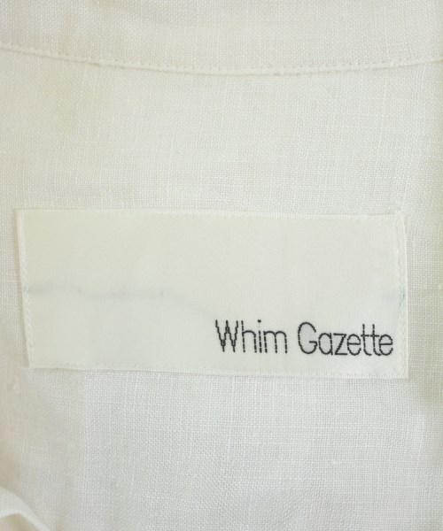 Whim Gazette（ウィムガゼット）カジュアルシャツ 白 サイズ:F レディース/2200606246064