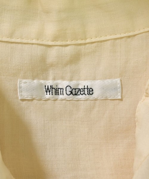 Whim Gazette（ウィムガゼット）ブラウス 黄 サイズ:F レディース/2200607168051