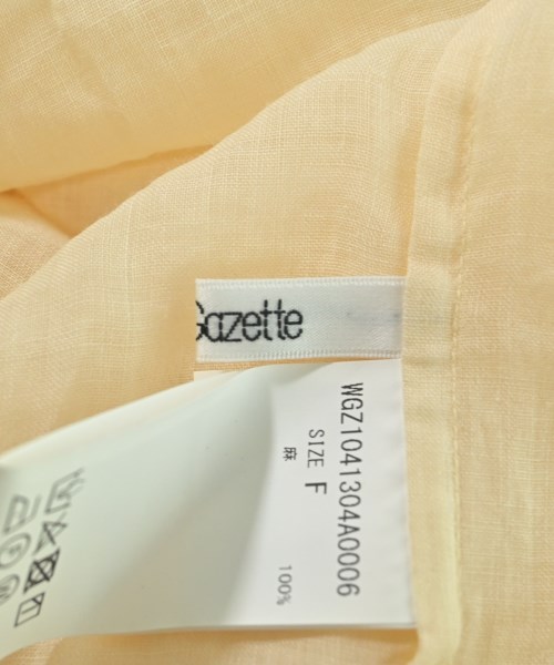 Whim Gazette（ウィムガゼット）カジュアルシャツ ベージュ サイズ:F レディース/2200605973060