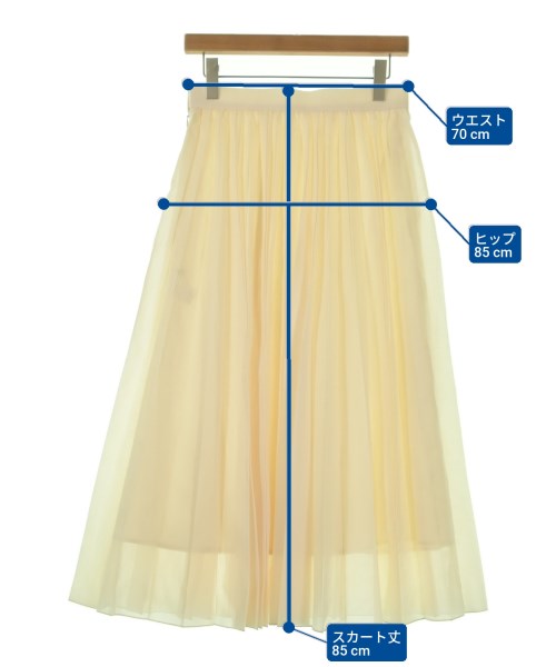 Whim Gazette（ウィムガゼット）ロング・マキシ丈スカート 白 サイズ:F レディース/2200669958188