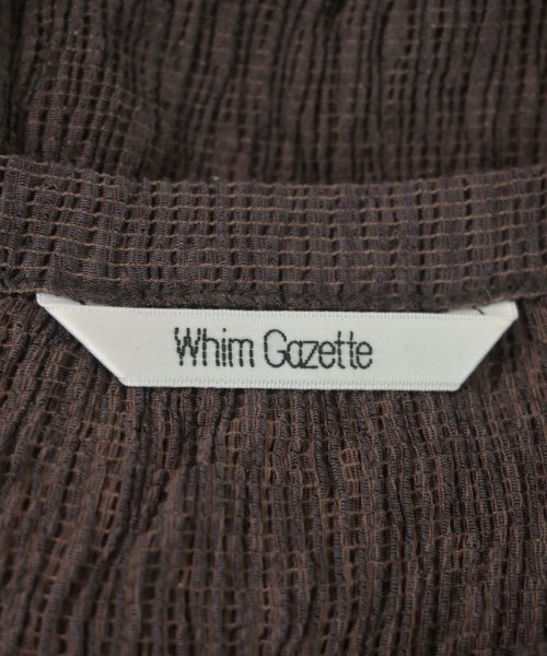 Whim Gazette（ウィムガゼット）Tシャツ・カットソー 茶 サイズ:F レディース/2200673055118