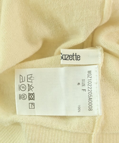 Whim Gazette（ウィムガゼット）ニット・セーター 白 サイズ:F レディース/2200671438050