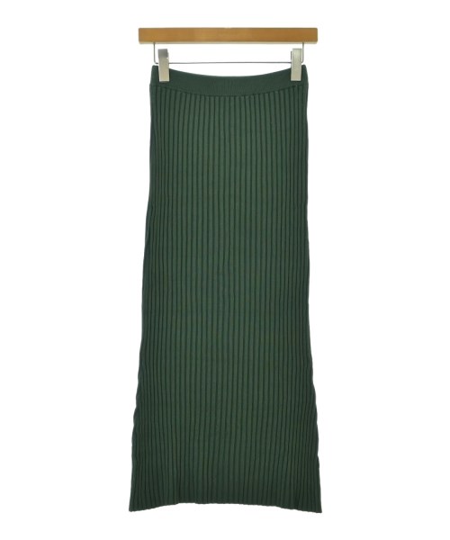 Whim Gazette(ウィムガゼット)ロング・マキシ丈スカート 緑 サイズ:36(S位)/2200673806048