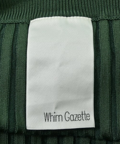 Whim Gazette（ウィムガゼット）ロング・マキシ丈スカート 緑 サイズ:36(S位) レディース/2200673806048