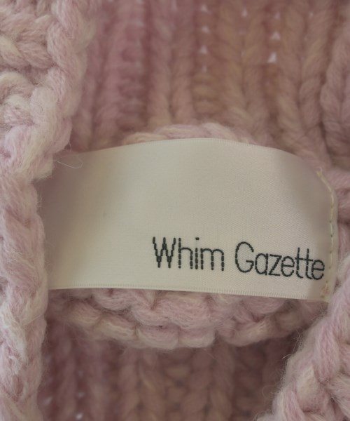 Whim Gazette（ウィムガゼット）ニット・セーター ピンク サイズ:F レディース/2200670929030