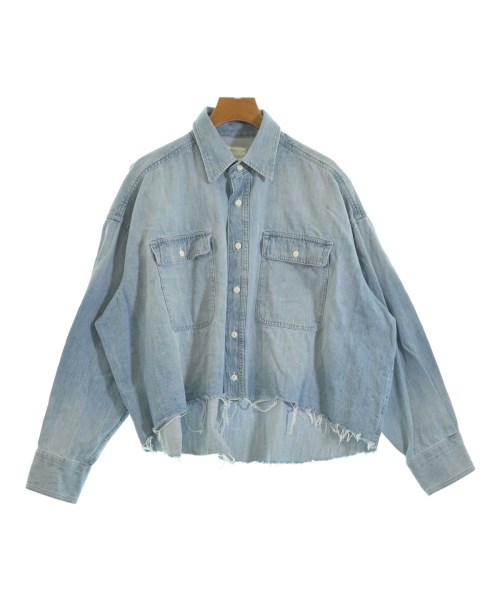 Whim Gazette(ウィムガゼット)カジュアルシャツ 青 サイズ:F/2200674394049