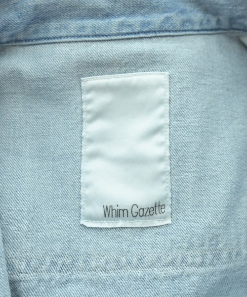 Whim Gazette（ウィムガゼット）カジュアルシャツ 青 サイズ:F レディース/2200674394049
